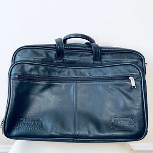 Vintage Black Bugatti Messenger Bag